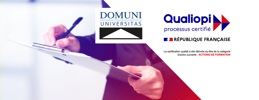 Domuni Universitas obtiene la certificación Qualiopi: un reconocimiento oficial de la calidad académica y profesional